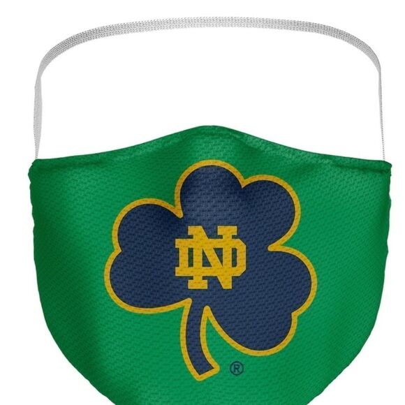 New in Package NOTRE DAME FIGHTING IRISH Face Covering Face Mask Masks Set of 3 - Picture 2 of 4
